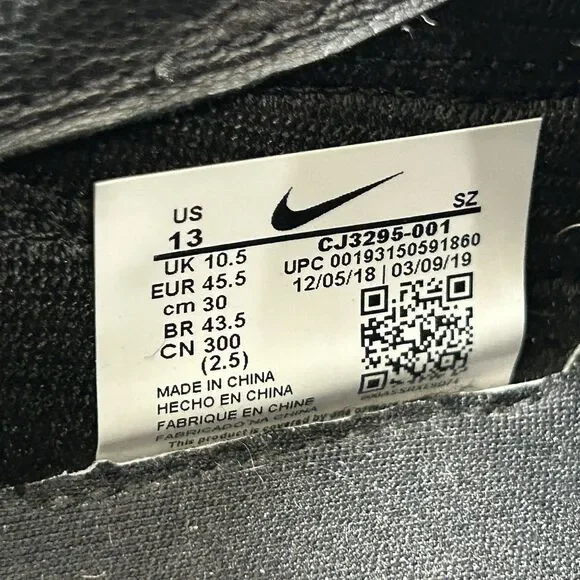 Nike x UNDERCOVER Daybreak Jun Takahashi CJ3295-001 Men’s Sz 13 Black Shoes Used - Picture 12 of 12